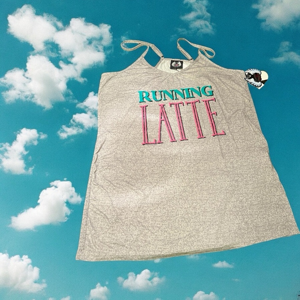 NWT Forever Spoiled “Running Latte” Cami